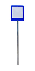 Aufkleber - blank traffic sign board mockup isolated