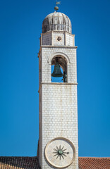 Poster - Bell Tower in Old Town of Dubrovnik, Croatia