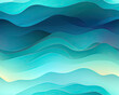 © Ginja - abstract cool colored seamless gradient background with waves