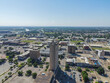 Aerial shot of downtown Waco, Texas.
