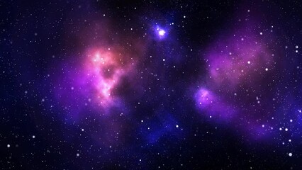 Wall Mural - beautiful view of an abstract starry colorful galaxy sky background