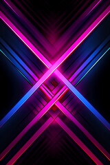 Sticker - Very colorful abstract background with lines and lines in the middle of it. Generative AI.