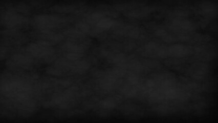 Wall Mural - 3d rendered animation of fog or low clouds isolated on the empty black background