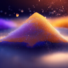 Wall Mural - Salt and Sugar Fantasy - Colorful Powder - Generative AI