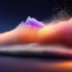 Wall Mural - Salt and Sugar Fantasy - Colorful Powder - Generative AI