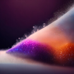 Wall Mural - space galaxy background - Salt and Sugar Fantasy - Colorful Powder - Generative AI