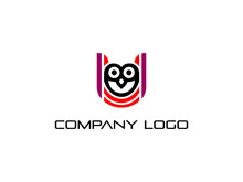 U Letter Modern  Logo And Branding Animal Logo Design . Perfect Logo For Business Related To Industry. Creative Style Logo Design Vector.