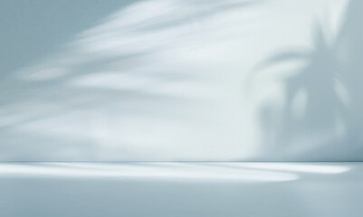 An original background image for design or product presentation, with a play of light and shadow, in light gray tones.