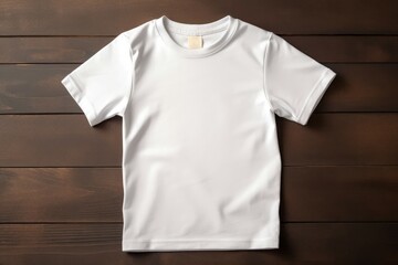 Wall Mural - Mock-up white t-shirt. Generate AI
