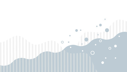 Leinwandbilder - Abstract Bubble Geometric Wavy, Memphis Style Background