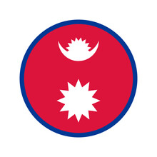 Nepal Flag Simple Illustration For Independence Day Or Election