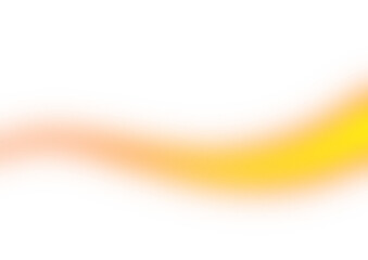 Poster - Abstract neon orange wave on transparent background