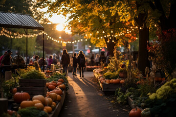 fall autumn farmers market pumpkins vegetables