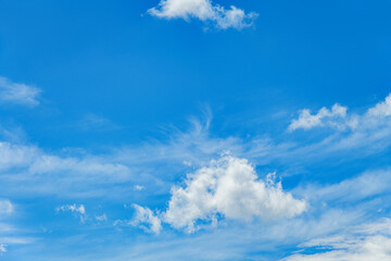 Wall Mural - Blue sky background with clouds. Sky clouds background.