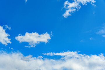 Wall Mural - Blue sky background with clouds. Sky clouds background.