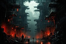 Enthüllung Der Realität: Eine Dystopische Matrix Beginnt Das Spiel Der Existenz - Generative AI 3