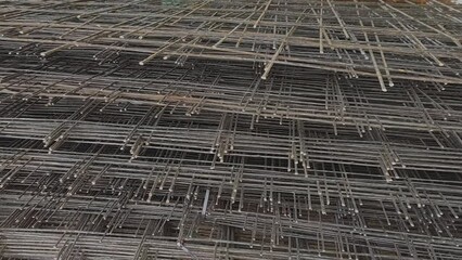 Aufkleber - reinforcing mesh for the foundation. construction material