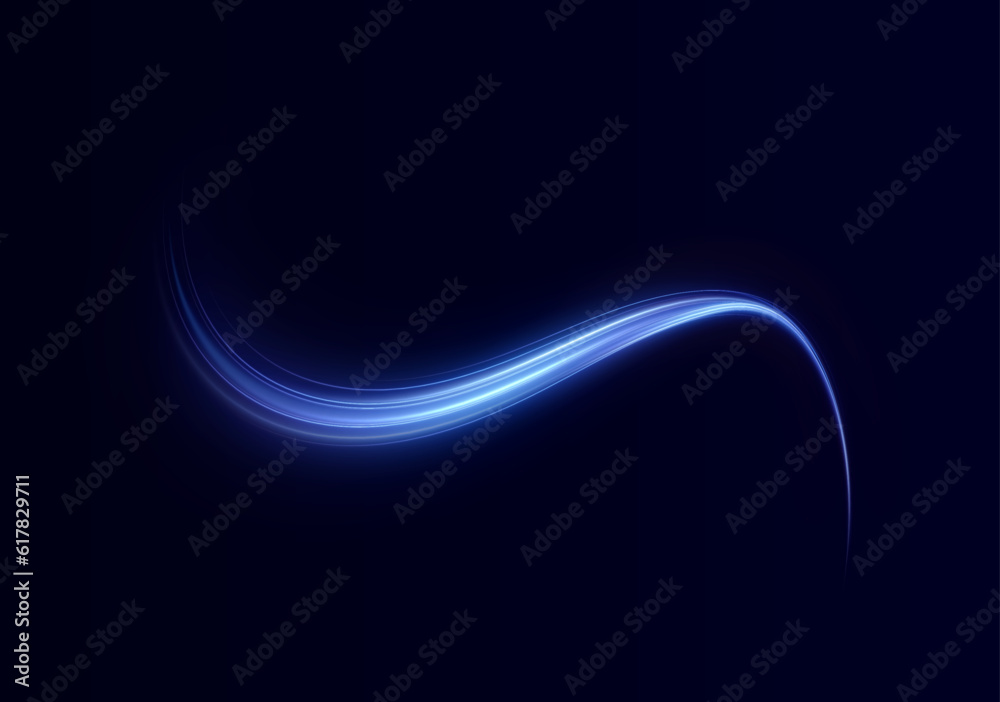Blue Speed Lines Png