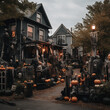 © AZ Woodring - Halloween Dekoration Haus