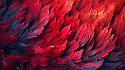Poster - Colorful abstract background, unique art illustration, fractal for graphic design projects. High quality illustration. generative ai