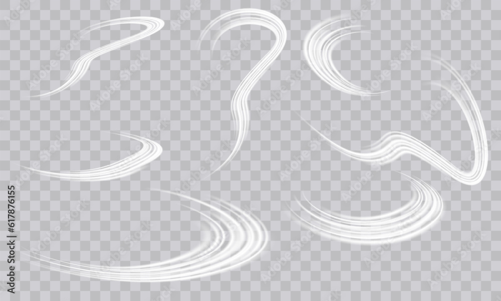 Dynamic Luminescence: Abstract Motion Lines with Glowing Effects, Light ...
