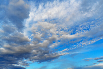 Wall Mural - beautiful cloudy sky. cloudy sky as abstract background