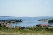 coastal landscape in dalmatia in croatia