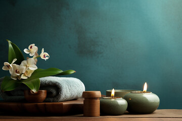 Still life SPA background. High quality photo