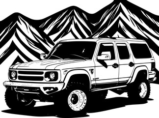 Wall Mural - off road vehicle