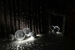 © New Africa - Many shiny disco balls in dark room