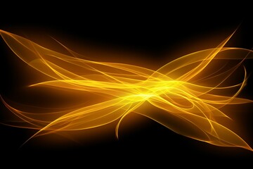 Wall Mural - light fractal fire wallpaper background, generative IA