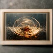 glass plate photographic negative atom particle trails large format film photorealist highly detailed VRay unreal 5 rendering abstract 