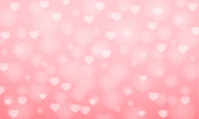 Vector Blurred Valentine's Day Wallpaper.