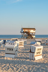 Wall Mural - summer vacation on the north sea coast near sankt peter-ording, schleswig-holstein, germany