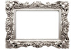 © Lucas - antique silver picture frame  isolated on white