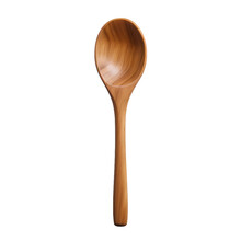 Wooden Spoon Isolated On White