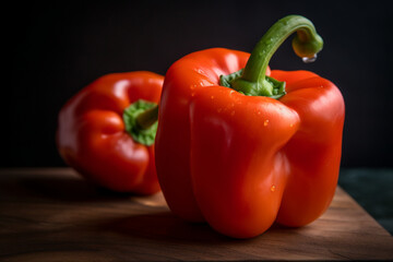 Wall Mural - red bell pepper 