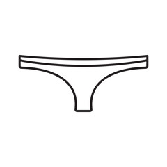 Sticker - underwear icon vector