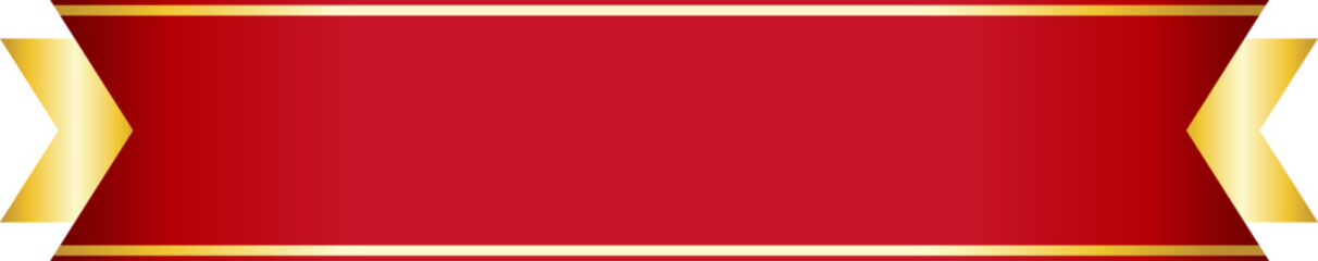 Wall Mural - red ribbon banner design material