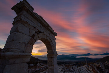 Wall Mural - Antoninus Fountain of Sagalassos in Burdur, Turkey