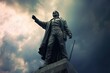 Statue of Revolutionary Leader - AI Generated