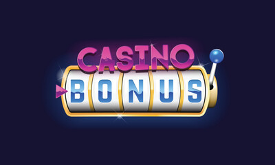 Wall Mural - casino logo, sign. casino slots machine template. gamble, casino, slots design. vector illustration