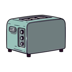 Sticker - Modern kitchen equipment toaster