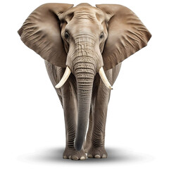 Wall Mural - Elephant on transparent png background