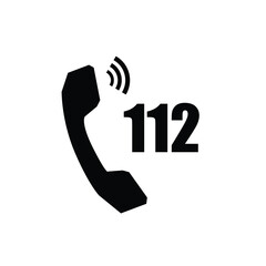 Sticker - 112 emergency call	
