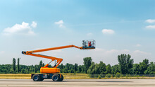 Elevation: Boom Lift Machine For Construction And Maintenance, Generative AI