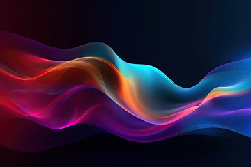 Abstract colourful waves backgorund