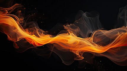 Amoled smoke dripping abstract