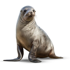 Wall Mural - Seal on transparent png background