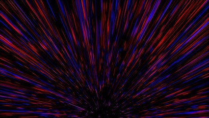 Poster - Abstract hyperspace background